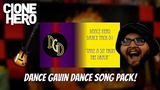 DANCE GAVIN DANCE CLONE HERO SONG PACK  Dance Hero Dance  Pack 1 [upl. by Dressler]