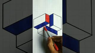 3D drawing  shorts 3dart draw art [upl. by Notsuj]