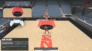 NBA 2K24 How To Do Flashy Dunk  Shooting Tutorial [upl. by Erinn]