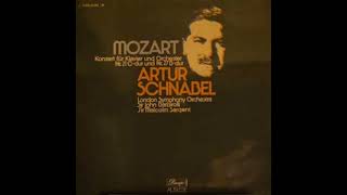 Artur Schnabel  Mozart Piano Concertos 21 amp 27 [upl. by Millford190]