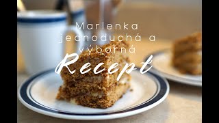 Marlenka jednoduchá a výborná  recept [upl. by Bocoj]