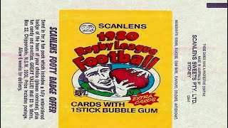 SS262Scanlens 1980 Rugby League Footy Cards amp 1 Stick Bubble Gum Extra Cards NSW RFL Slideshow 24 [upl. by Feledy]