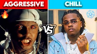 AGGRESSIVE RAP SONGS vs CHILL RAP SONGS [upl. by Alcus278]