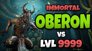 Oberon Immortal Build Defying Death at Level 9999 Warframe [upl. by Llenrahc]