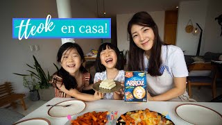 Ahora Tteok en Casa y Dos Recetas de TteokbokkiㅣCoreanaas en MexicoㅣFamilia Mexicoreana [upl. by Yahs]