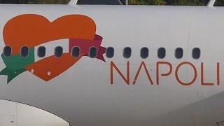 FullHD quot❤ Napoliquot livery easyJet A319 takeoff at GenevaGVALSGG [upl. by Naud]