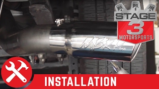 20112014 F150 EcoBoost MBRP Single Exit Cat Back Exhaust Install [upl. by Amethist738]