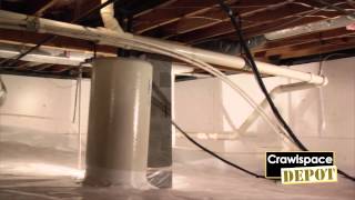 Part 1 Crawlspace Depot DIY Installation [upl. by Namara]