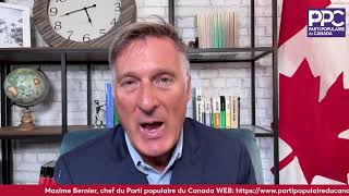 Maxime Bernier  quotLUkraine est une démocratie corrompuequot Canada First [upl. by Lleroj]