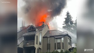 No injuries reported in Whistler townhome fire [upl. by Lemraj88]