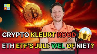 Crypto keurt ROOD Bitcoin 65000 USD  Welnietwel snel ETH ETFs  Crypto nieuws vandaag  1124 [upl. by Dionne]