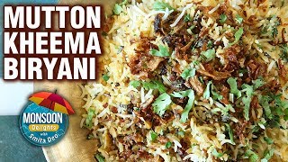 Keema Biryani Recipe  How To Make Mutton Biryani  Quick amp Simple Mutton Kheema Biryani  Smita Deo [upl. by Evilc]