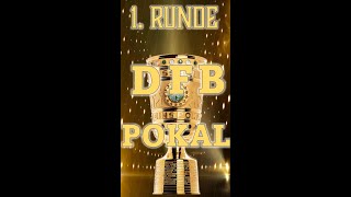 Auslosung DFB Pokal 1 Runde 2024 25 [upl. by Wileen]