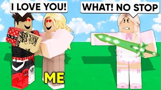 I Pretended to Be A GIRL and STOLE Her BOYFRIEND Roblox Bedwars [upl. by Itnahs]