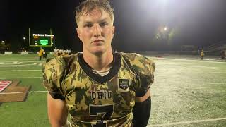 Strongsville Mustangs LB Storm Miller Week 6 Postgame Interview [upl. by Les]