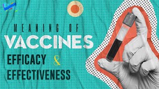 Vaccine efficacy vs effectiveness [upl. by Farrish366]