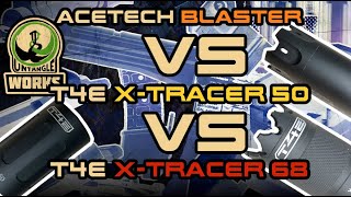 the Acetech blaster VS T4E XTracer 50 VS T4E XTracer 68 [upl. by Zerep]