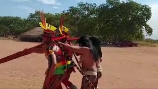 Xingu tribes life festa kuarup na aldeia yawalapiti Part 2 [upl. by Ahsitram]