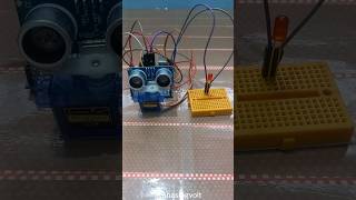 Sonar scanner using servo and ultrasonic sensor  electronics iot shorts [upl. by Cotter]