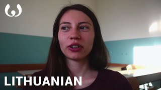 WIKITONGUES Erika speaking Lithuanian [upl. by Jilleen]