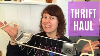 How Much Can You Fit In One Bag  Jumble Sale Vintage Thrift Haul [upl. by Essirahc]