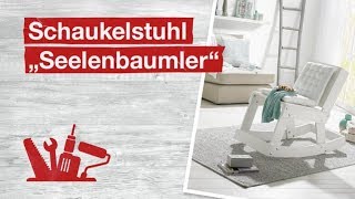 toom Kreativwerkstatt DIYSchaukelstuhl aus Holz selber bauen  toom Baumarkt [upl. by Ramsa]