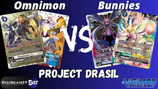 Omnimon VS Cherubimon Alliance  Digimon Card Game  BT17 Secret Crisis [upl. by Sheets]