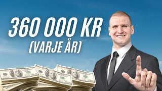 UTDELNINGSAKTIER Tjäna 360 000 kr Varje År Passiv Inkomst [upl. by Welbie]