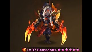 Summoners War BERNADOTTE FIRE SHADOW CLAW Upgrading part 01 [upl. by Helga]