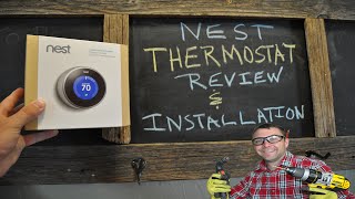 NEST Thermostat Review Unboxing and Installation [upl. by Maureen]