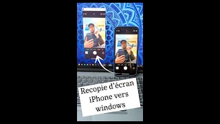 Recopie décran iPhone vers windows shorts [upl. by Retha]