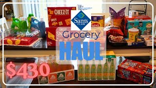 Sams Club Haul for our large family [upl. by Durrell]