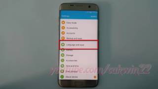 Samsung Galaxy S7 Edge  How to Reset Samsung Keyboard settings Android Marshmallow [upl. by Onateyac450]