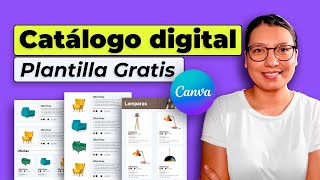 Cómo Hacer un Catálogo Digital en Canva Gratis con Plantilla de REGALO 2024 [upl. by Elleral30]