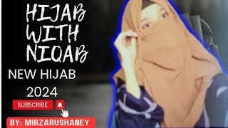 Hijab with niqab  simple and easy hijab niqab style hijab tutorial by rushaney [upl. by Auhsot283]