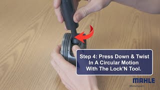 LockN Tool Circlip Installation Process [upl. by Ytsirk]