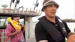 Vodafone Warriors Captain Steve Price goes Fishing [upl. by Hoyt351]