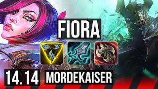 FIORA vs MORDEKAISER TOP  10 solo kills 1000 games  VN Master  1414 [upl. by Ynwat]