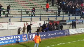 Clash betwen FCV Dender and Beerschot fans [upl. by Ettenaej]