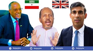 DEG DEG Dowlada UK oo Aduunka u bandhigtay Aqoonsiga somaliland Xasan Sheekh oo quus taagan Guul [upl. by Ulrikaumeko978]