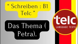 Schreiben B1 Telc   Petra [upl. by Whorton]