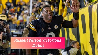 Russell Wilson victorious in debut with Pittsburgh Steelers [upl. by Bridges236]