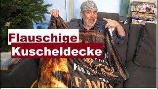 Papas Wohlfühloase Die flauschigste Kuscheldecke für gemütliche Augenblicke Flauschige Papa Decke [upl. by Crooks]