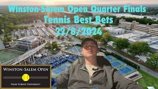 Tennis Picks 2282024  WinstonSalem Open Quarter Finals  ATP Tour Predictions [upl. by Nuhsar]