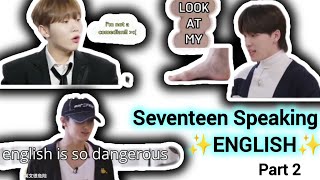 Seventeen Speaking ✨ENGLISH✨ [upl. by Krebs998]