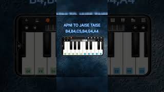 APNI TO JAISE TAISE  🎹🎹🎹🎹shorts [upl. by Tellford]