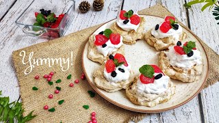 Mini Pavlova recipeEasier Dessert than you think Simis Kitchen [upl. by Dole]