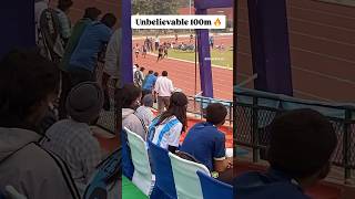 Unbelievable 100m dash inter college games  trackandfiel best comment will be pin  yt 100mrace [upl. by Yrrak]