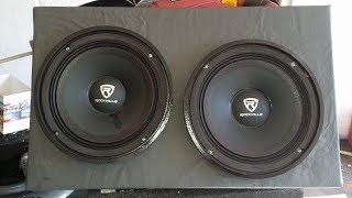 Rockville 8 inch mid bass speakers distance test [upl. by Doty]