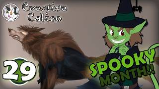 Spooky Month Day 29 Werewolf Transformation  Photoshop Speedpaint [upl. by Eelsew]